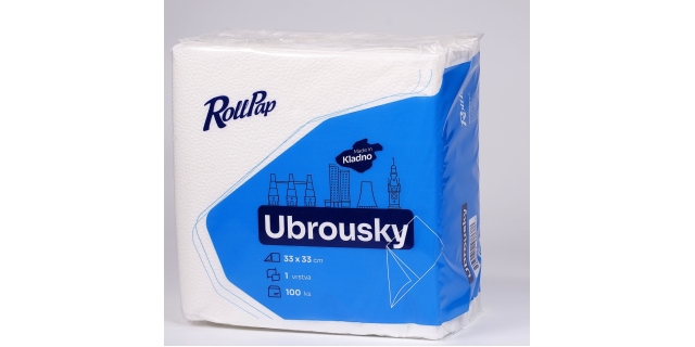 Ubrousky 33x33 cm, 1 vr., 100% celulóza, bal.100 ks                                                                                                                                                                                                       